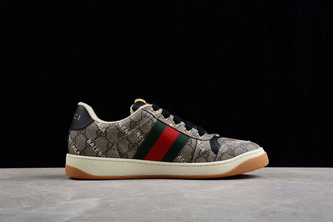 Gucci [GU*CCI DISTRESSED SCREENER SNEAKER GREY/BLACK/RED-BEIGE]-[WOMAN:35-39]-[MAN:40-45] - Image 13