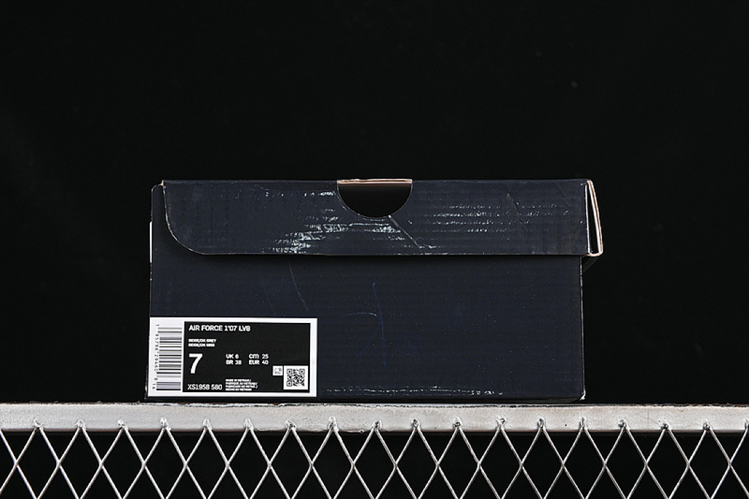 Nike [XS1958-580]-[AIR FORCE 1 07 LOW WHITE/GREY]-[WOMAN:36-39]-[MAN:40-45] - Image 12