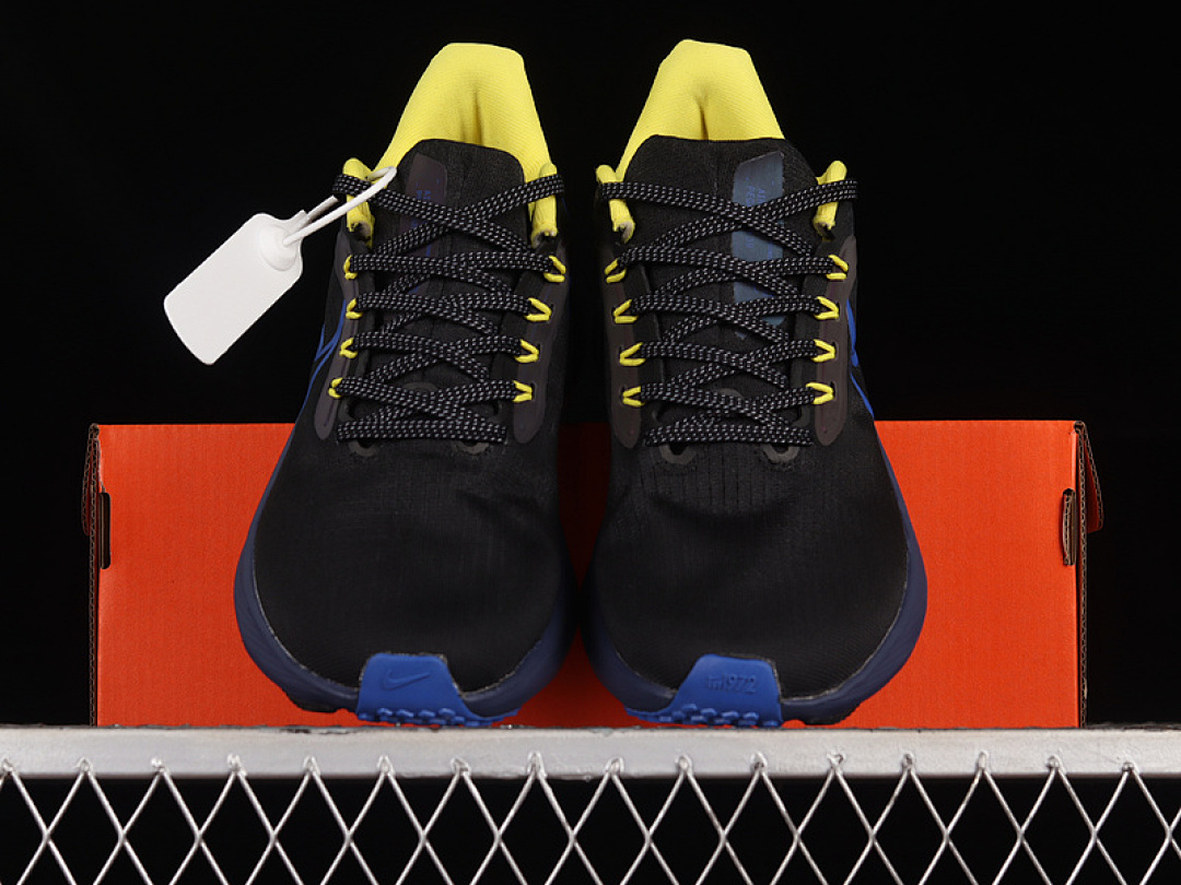 Nike [DZ4846-001]-[AIR ZOOM PEGASUS 39 BLACK/BLUE/YELLOW]-[MAN:39-45] - Image 13