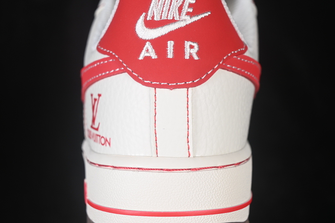 Nike [NH0601-549]-[AIR FORCE 1 07 LOW CASUAL SNEAKERS WHITE/RED/WHITE]-[WOMAN:36-39]-[MAN:40-45] - Image 7