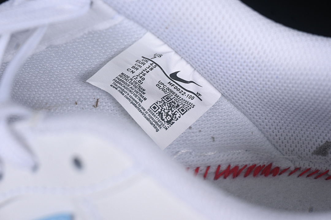 Nike [HF0022-010]-[AIR FORCE 1 07 LOW WHITE/BLUE]-[WOMAN:36-39]-[MAN:40-45] - Image 6