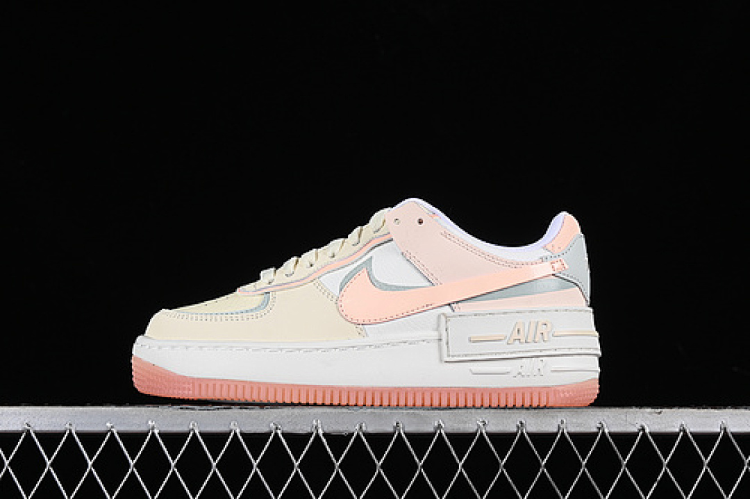 Nike Nike AIR FORCE 1 SHADOW COCONUT MILK/LIGHT SILVER/SAIL/CRIMSON TINT · DZ1847-105, photo 1