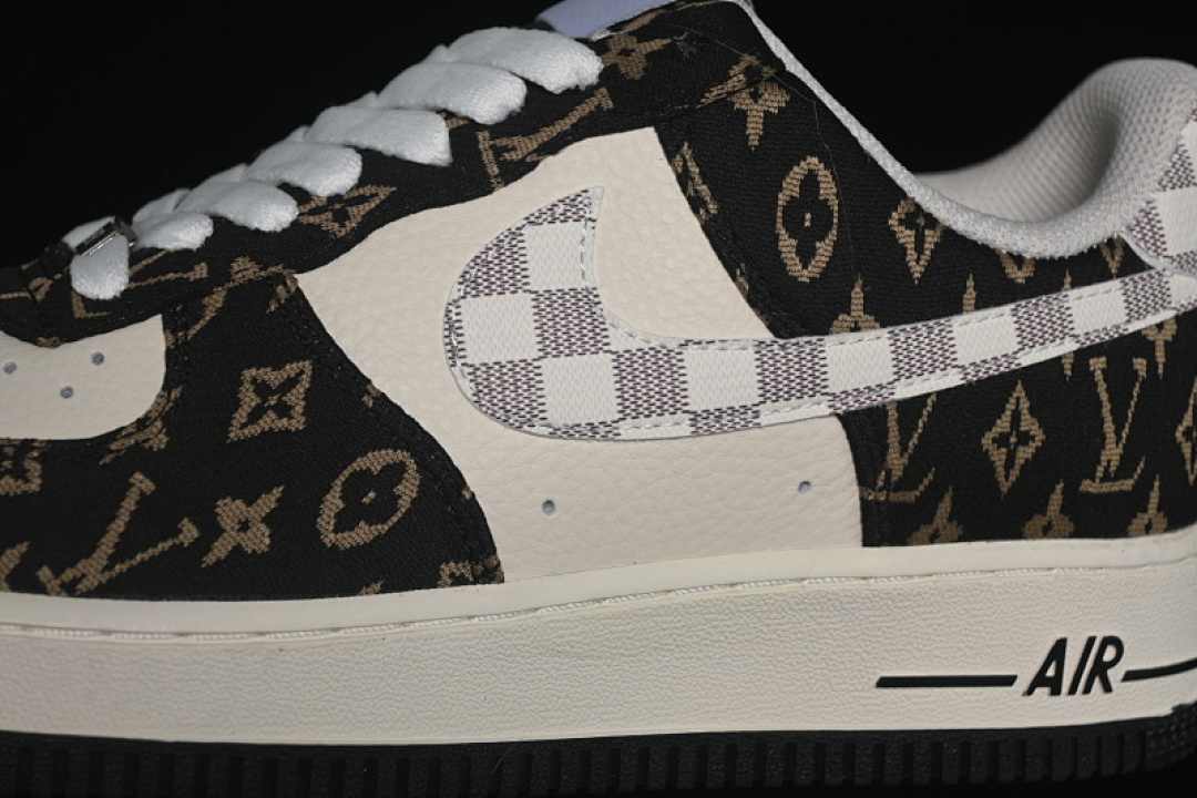 Nike [BZ6880-104]-[AIR FORCE 1 07 LOW LV WHITE/BLACK/BROWN]-[WOMAN:36-39]-[MAN:40-45] - Image 8