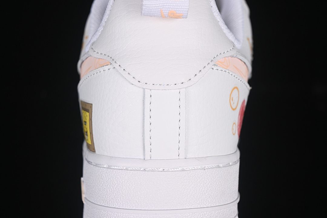 Nike [FB8971-070]-[AIR FORCE 1 07 LOW SPONGEBOB SQUAREPANTS WHITE/PINK/YELLOW]-[UNISEX:36-45] - Image 7