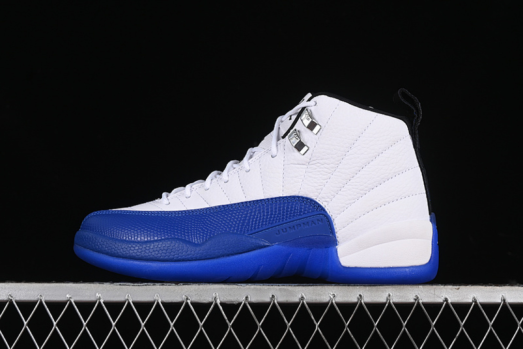 Jordan AIR Jordan 12 RETRO WHITE/BLACK/GAME ROYAL · CT8013-140, photo 1