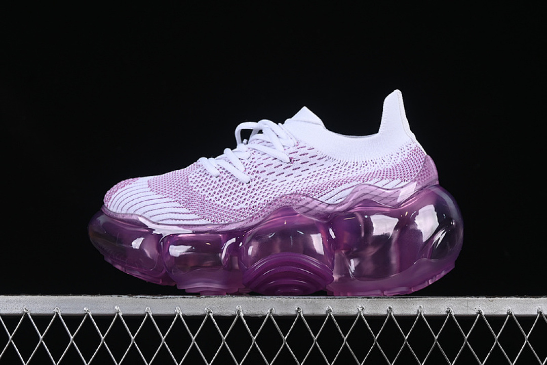 Purple [GROUNDS LARGE-BUBBLE HEIGHTENED PLATFORM SNEAKERS PURPLE/WHITE]-[WOMAN:35-40], photo 1