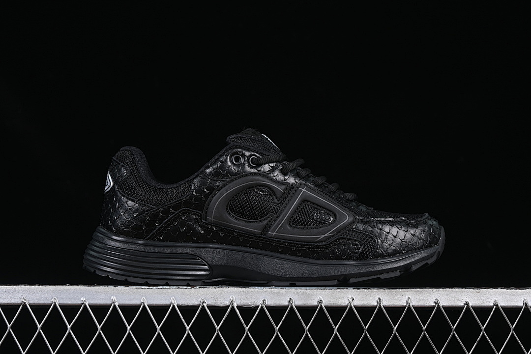 Dior [RUBBER CASUAL SPORTS SHOES BLACK/BLACK/BLACK]-[WOMAN:35-39]-[MAN:40-46] - Image 17