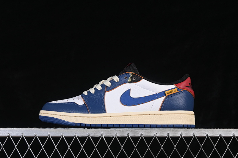 Jordan FRAGMENT DESIGN X AIR Jordan 1 HIGH NAVY BLUE/WHITE · HQ6998-146, photo 1