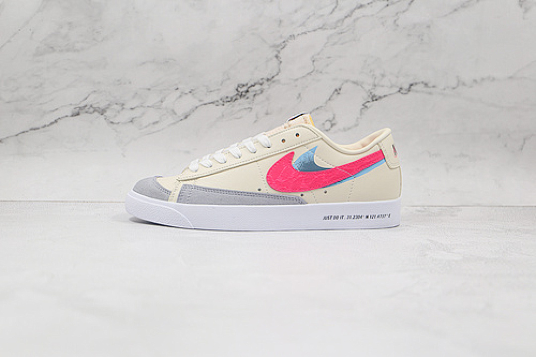 Unbranded [DA6364-164]-[BLAZER LOW 77 VINTAG BEIGE/PINK/BLUE-WHITE]-[WOMAN:36-39]-[MAN:40-44], photo 1
