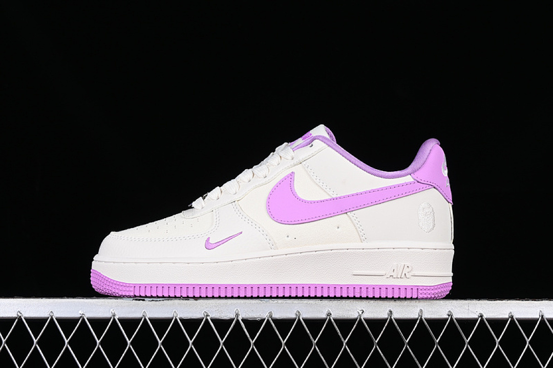 Nike [BS9055-751]-[AIR FORCE 1 07 LOW WHITE/PURPLE]-[WOMAN:36-39]-[MAN:40-45], photo 1