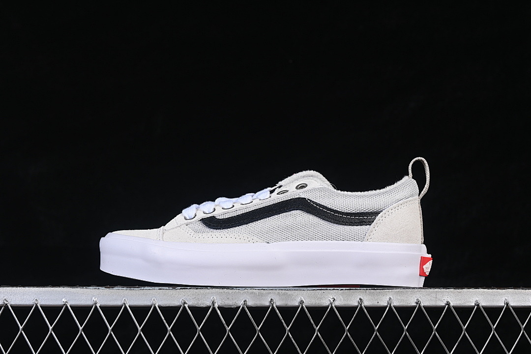 HIGH END LOW TOP CASUAL SNEAKERS BLACK/WHITE/GREY · VN000D5RZHJ, photo 1