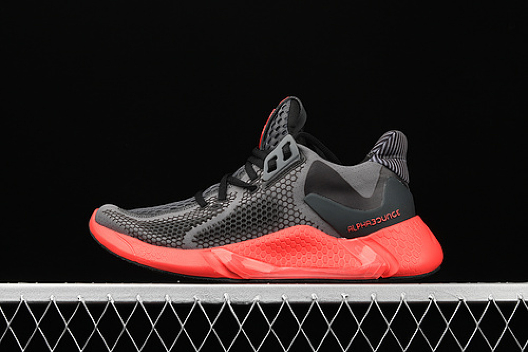 Unbranded [EH3388]-[ALPHABOUNCE INSTINCT SHOES CORE BLACK/RED]-[WOMAN:36-39], photo 1