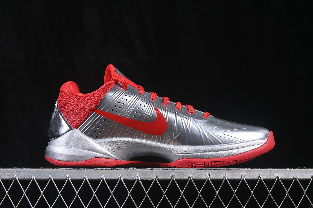 Nike [IV2712-001]-[ZOOM KOBE 5 CHAOS MEN'S PRACTICAL BASKETBALL SHOES RED/SILVER]-[WOMAN:39]-[MAN:40 - Image 16