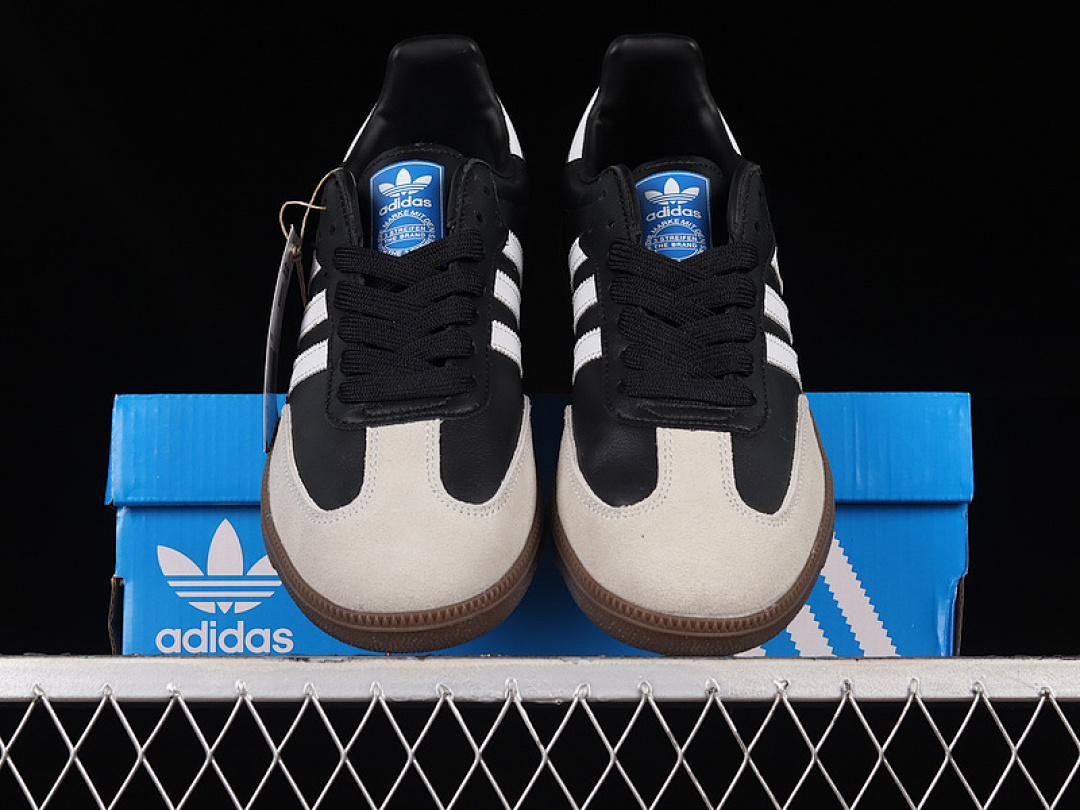 Adidas [FX9042]-[SAMBA VEGAN SHOES CLOUD WHITE/CORE BLACK/GUM]-[WOMAN:36-39]-[MAN:40-45] - Image 12