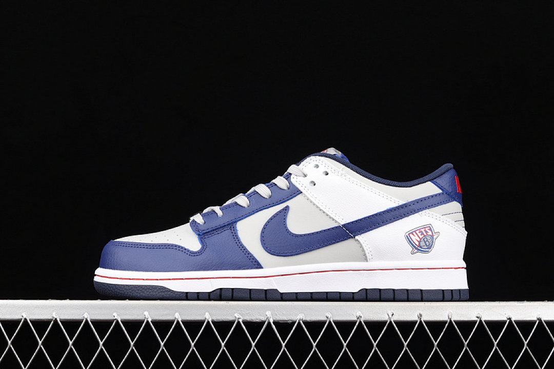 Unbranded [DD3363-001]-[NBA X SB DUNK LOW BROOKLYN NETS LIGHT GREY/NAVY BLUE/WHITE]-[MAN:39-45], photo 1