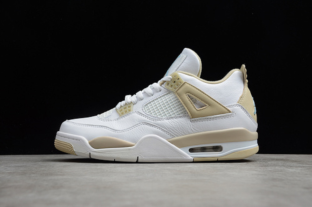 Jordan [487724-118]-[AIR JORDAN 4 RETRO GG LINEN WHITE/BOARDER BLUE/LIGHT SAND]-[MAN:40-47], photo 1