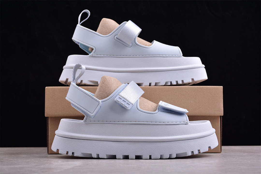 UGG [GG DAZZLING GOLD DOPAMINE SANDALS WHITE]-[WOMAN:35-40] - Image 3