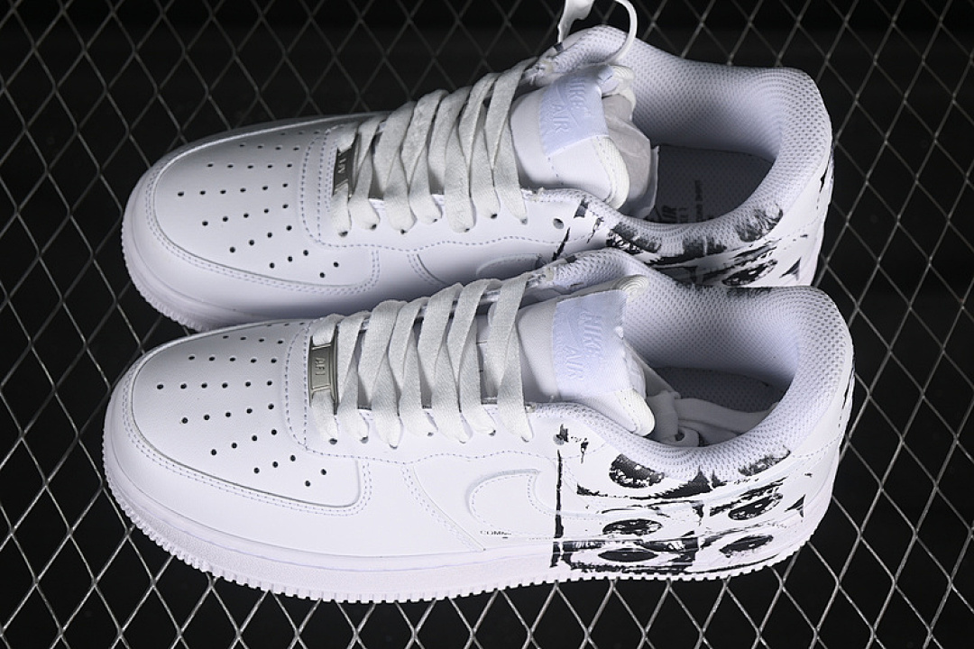 Nike [923044-100]-[CDG SUPREME AIR FORCE 1 07 LOW COMME DES GARCONS SHIRT WHITE/WHITE/WHITE]-[36-45] - Image 11