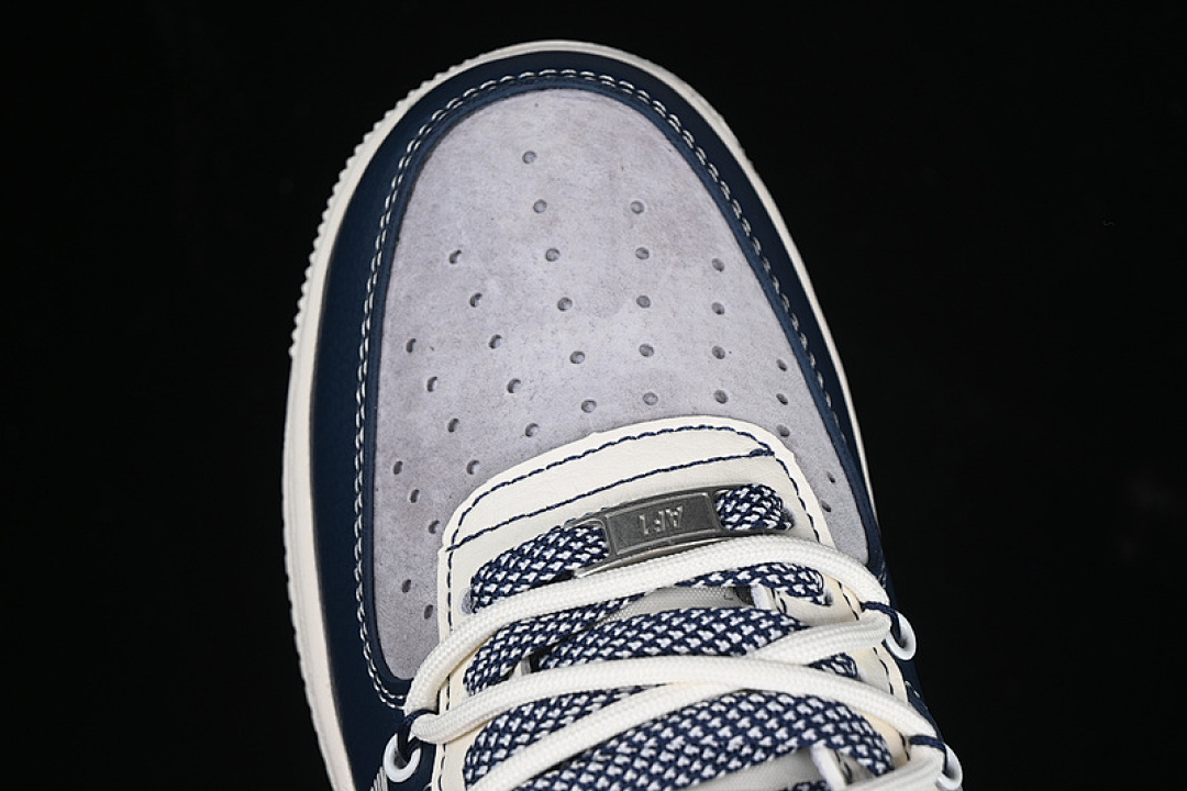 Nike [DM6688-018]-[AIR FORCE 1 07 LOW SUP WHITE/BLUE/GREY]-[WOMAN:36-39]-[MAN:40-45] - Image 10