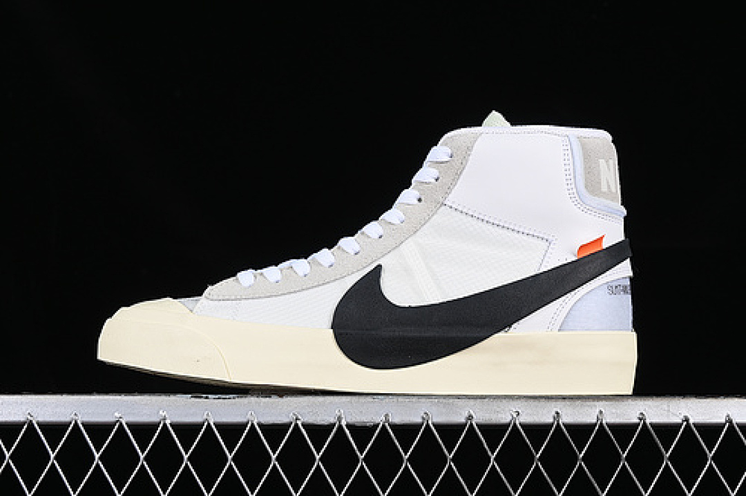 Off-White Nike OFF WHITE BLAZER MID ALL HALLOWS EVE WHITE/BLACK/GREY · AA3832-100, photo 1