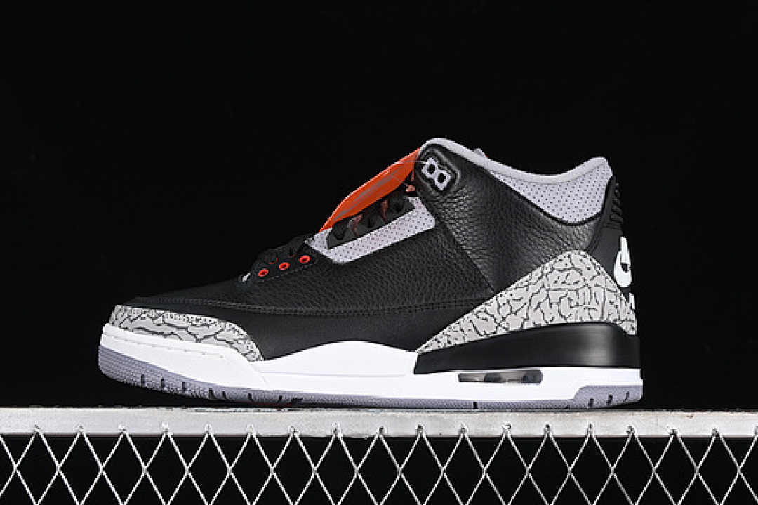 Jordan AIR Jordan 3 BLACK CEMENT BLACK/FIRE RED/CEMENT GREY/SAIL · DN3707-010, photo 1