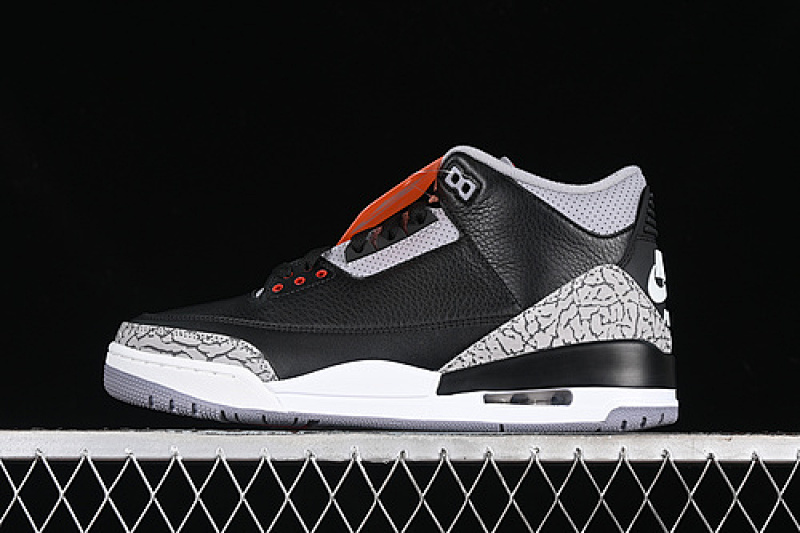 Jordan AIR Jordan 3 BLACK CEMENT BLACK/FIRE RED/CEMENT GREY/SAIL · DN3707-010, photo 1