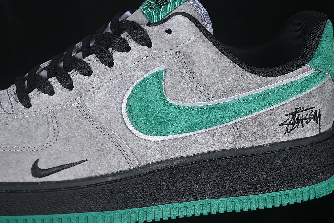 Nike [JL8888-003]-[AIR FORCE 1 07 LOW CASUAL SNEAKERS DARK GREEN/GREY]-[WOMAN:36-39]-[MAN:40-45] - Image 7