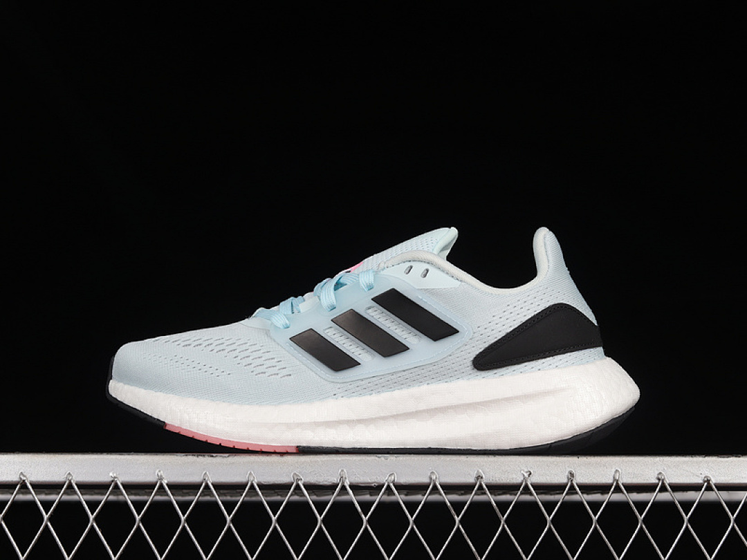 Unbranded [HQ1459]-[PUREBOOST 22 SHOES ALMOST BLUE/CORE BLACK/CLOUD WHITE]-[WOMAN:36-39], photo 1