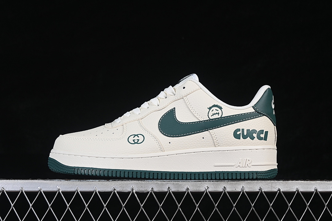 Nike [LD1999-017]-[AIR FORCE 1 07 LOW WHITE/GREEN/WHITE]-[WOMAN:36-39]-[MAN:40-45] - Image 2