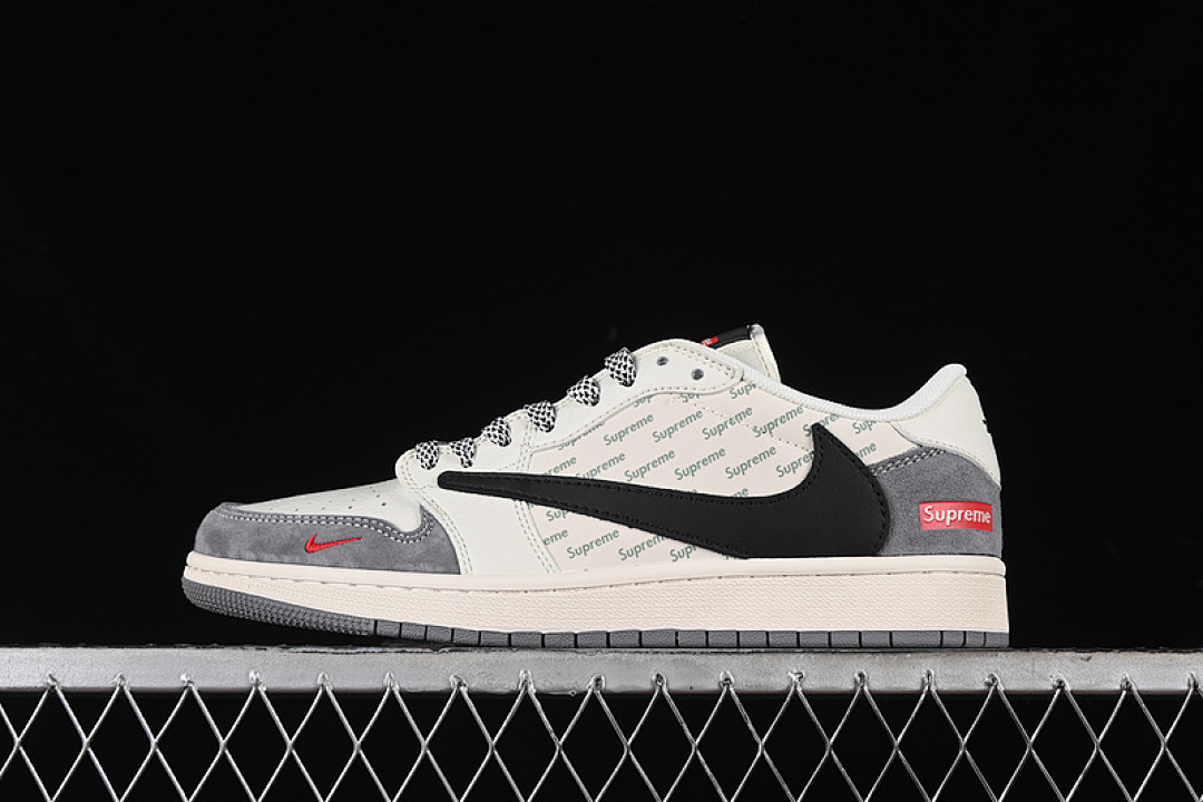 Jordan TRAVIS SCOTT X FRAGMENT DESIGN AIR Jordan 1 LOW OG SP GREY/BLACK/WHITE · XY2688-120, photo 1