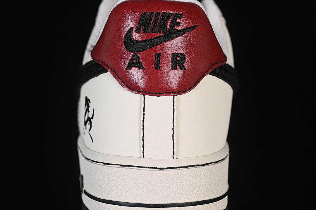 Nike [IB4607-171]-[AIR FORCE 1 07 LOW WHITE/BLACK/WINE RED]-[WOMAN:36-39]-[MAN:40-45] - Image 7