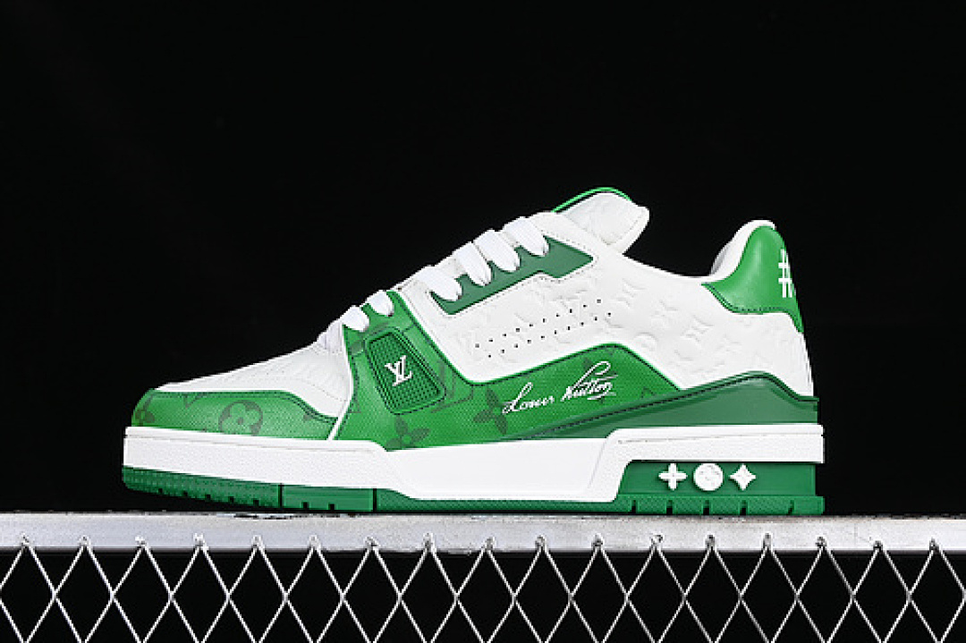 Louis Vuitton [TRAINER WHITE/GREEN]-[MAN:38-45], photo 1