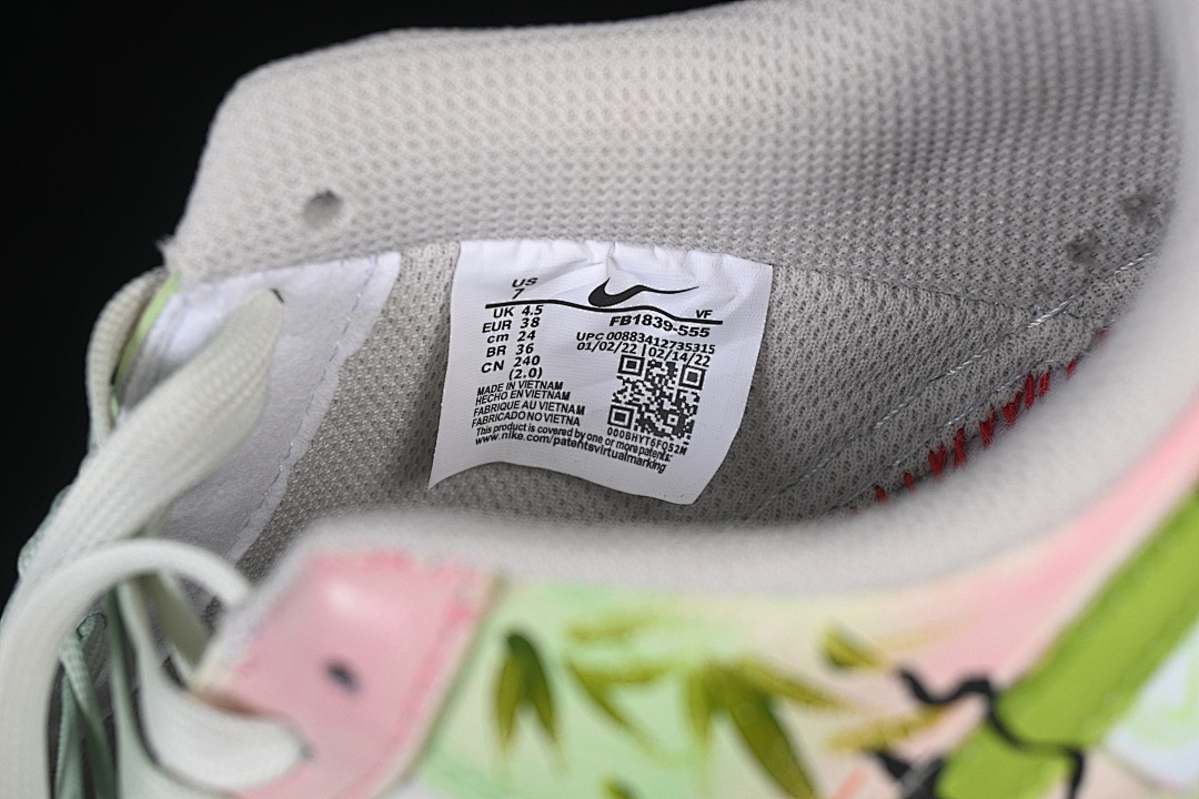 Nike [FB1839-515]-[AIR FORCE 1 07 LOW WHITE/GREEN/PINK]-[WOMAN:36-39]-[MAN:40-45] - Image 6