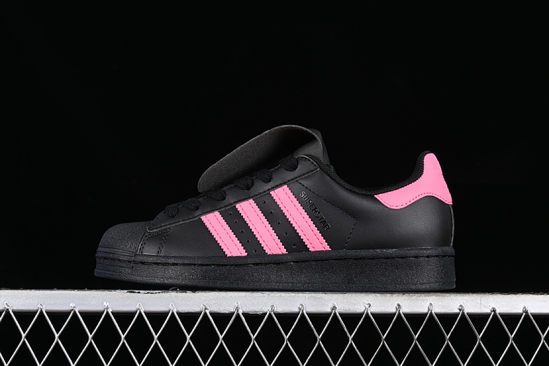 Adidas [EG4961]-[ADIDAS SUPERSTAR SHELL TOE CASUAL SNEAKERS BLACK/PINK]-[WOMAN:35-40], photo 1