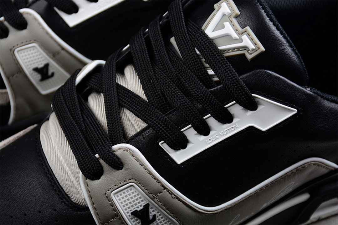 Louis Vuitton [L*V 2022 TRAINER SNEAKERS BLACK/GREY/WHITE]-[MAN:38-45] - Image 8