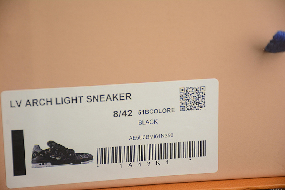 Louis Vuitton [LOUIS VUITTON TRAINER SNEAKER LOW L*V BLACK/GREY]-[WOMAN:35-39]-[MAN:40-46] - Image 3