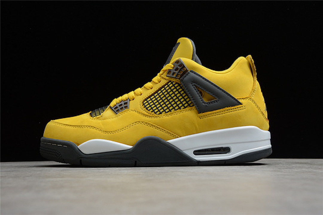 Jordan AIR Jordan 4 RETRO LS LIGHTNING TOUR YELLOW/DARK BLUE-GREY-WHITE · 314254-702, photo 1