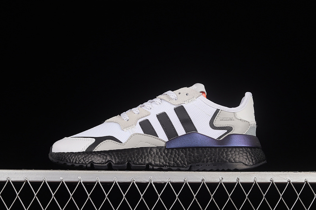 Unbranded [FW6698]-[NITE JOGGER BOOST SHOES CLOUD WHITE/CORE BLACK-GREY]-[WOMAN:36-39]-[MAN:40-45], photo 1