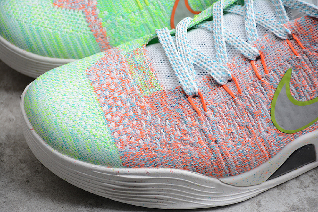 Nike [678301-904]-[KOBE 9 ELITE PREMIUM WHAT THE KOBE MULTI-COLOR/REFLECT SILVER-CHLORINE (BLUE]) - Image 8