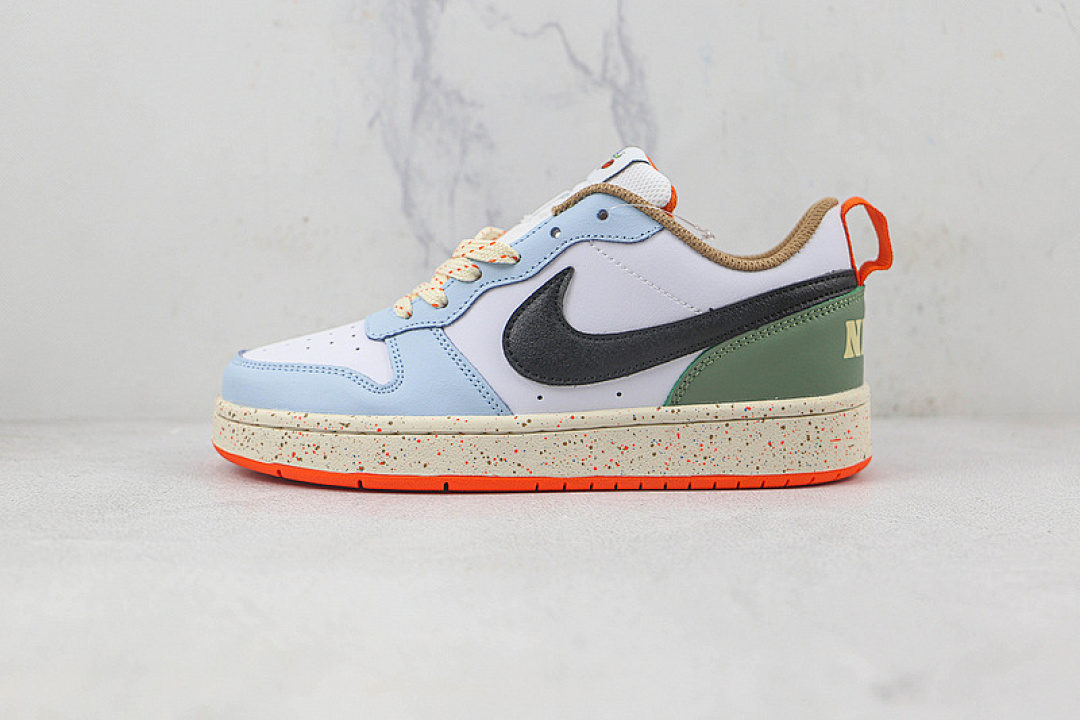 Jordan AIR Jordan 1 LOW SKY BLUE/GREEN/BLACK · DX6052-101, photo 1