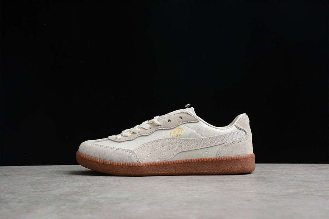 Puma [364597-01]-[PU*MA LIGA LEATHER WHISPER WHITE/WHISPER WHITE]-[WOMAN:35.5-39]-[MAN:40-44], photo 1