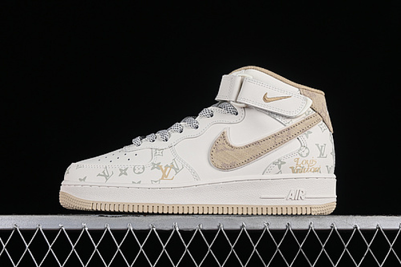 Nike Nike AIR FORCE 1 07 MID L*V WHITE/GREY/YELLOW · DV9988-600, photo 1