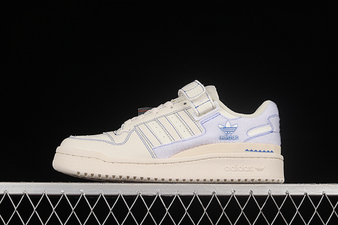 Off-White [GX1018]-[FORUM 84 LOW CLOUD WHITE/OFF WHITE/BLUE]-[WOMAN:36-39]-[MAN:40-45], photo 1