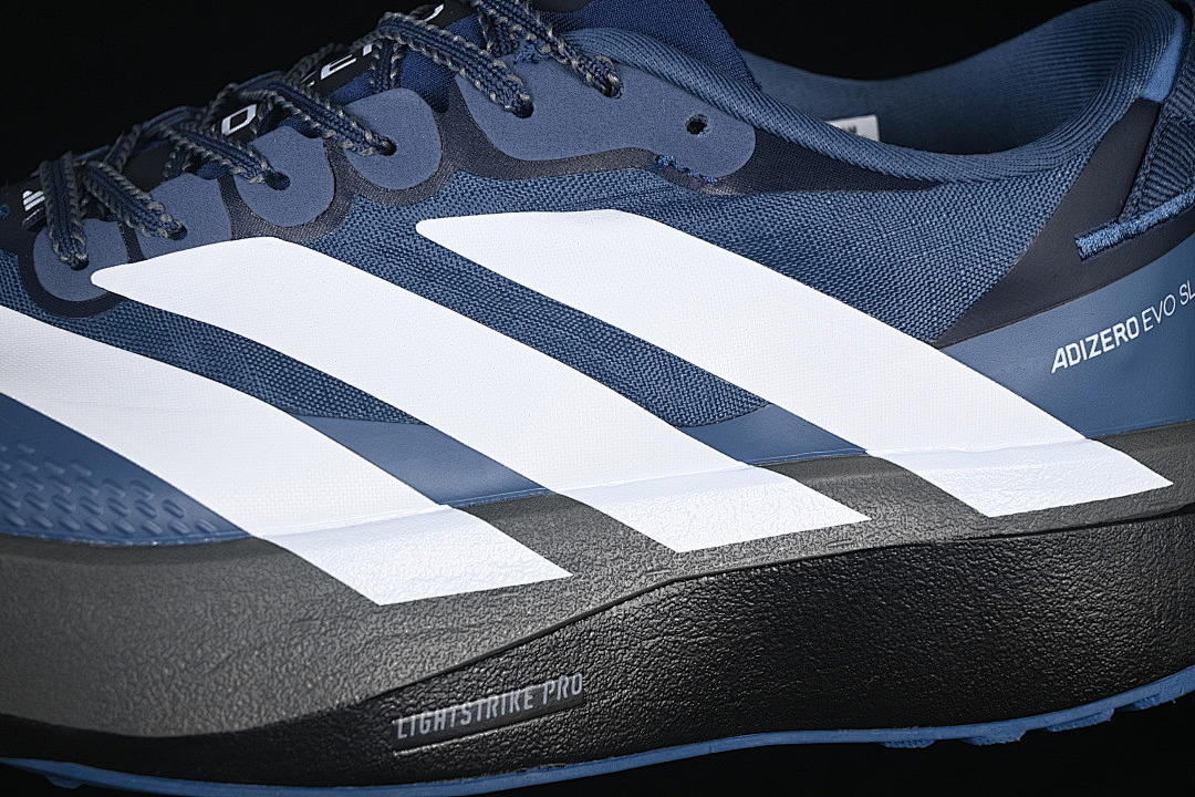 Adidas [KK0355]-[ADIZERO EVO SL COMPRESSION RUNNING SHOES BLUE/WHITE/BLACK]-[WOMAN:36-39]-[MAN:40-45] - Image 8