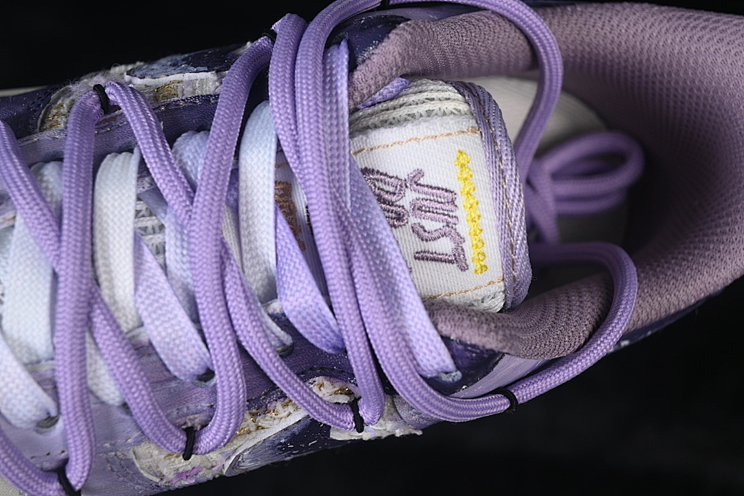 Nike [FJ7740-190]-[AIR FORCE 1 07 LOW CASUAL SNEAKERS WHITE/PURPLE/BLACK]-[WOMAN:36-39]-[MAN:40-45] - Image 9