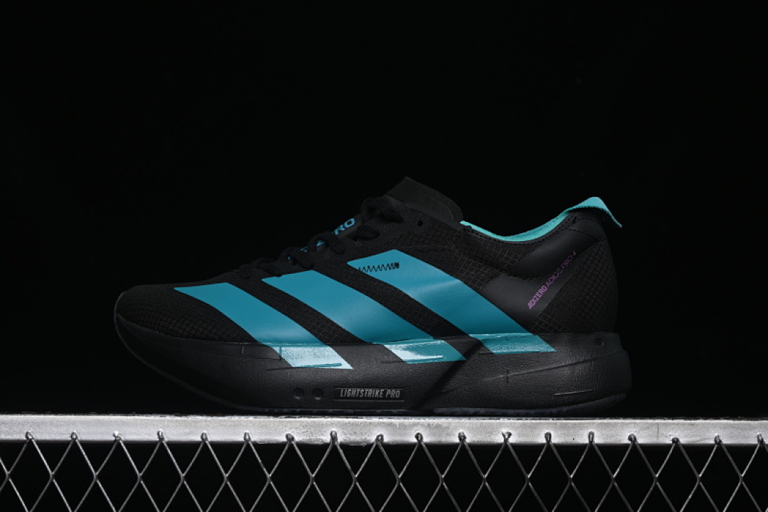 Adidas [IH9693]-[ADIZERO ADIOS 4 M BLACK/BLUE]-[WOMAN:36-39]-[MAN:40-46] - Image 2