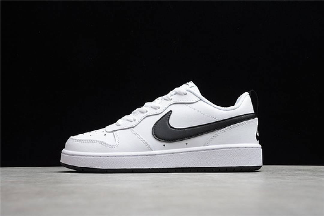 Unbranded [BQ5448-104]-[COURT BOROUGH LOW 2 WHITE/WHITE/BLACK]-[WOMAN:36-42], photo 1