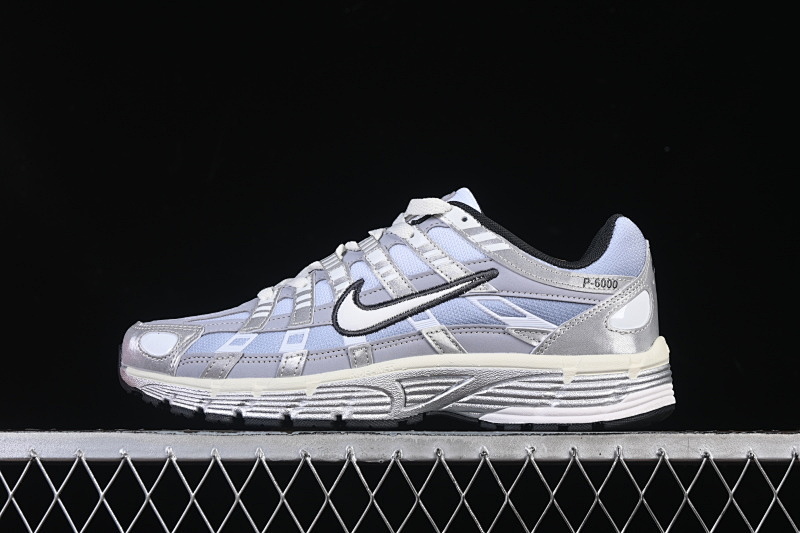 Nike Nike P-6000 PRM RETRO CASUAL DAD SHOES GREY/WHITE/BLUE · IH4465-095, photo 1