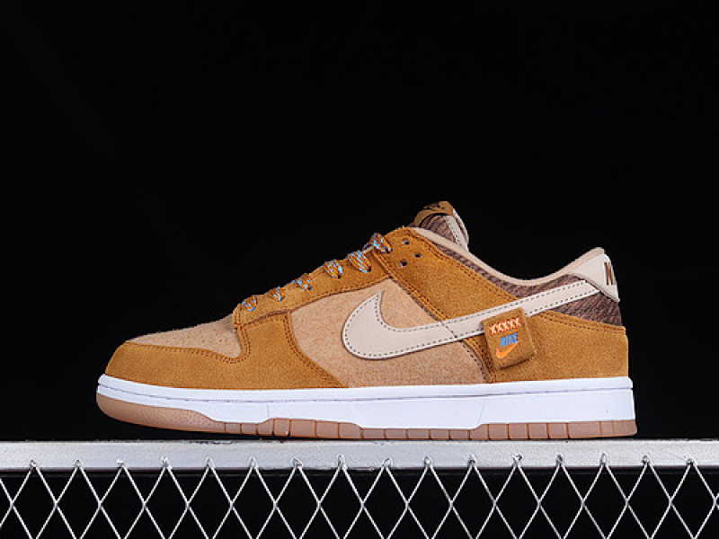 Nike SB DUNK LOW TEDDY BEAR YELLOW/BROWN · DZ5350-288, photo 1