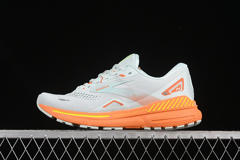 BROOKS ADRENALINE GTS 23 GREY/ORANGE/GREEN · 1203811B464, photo 1